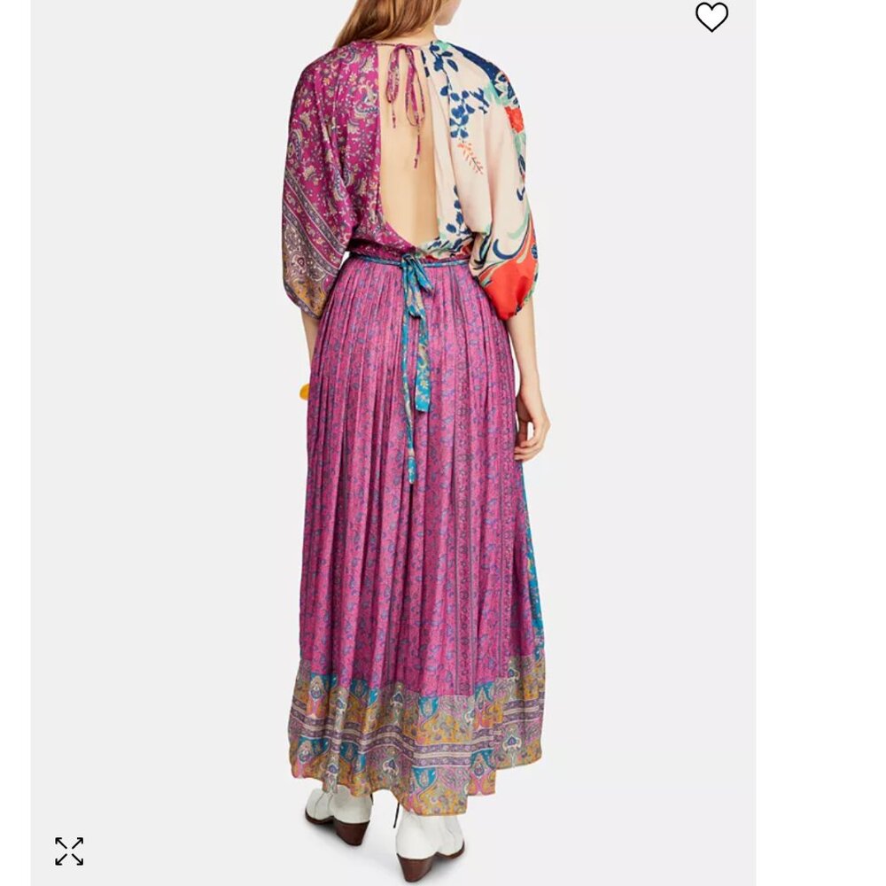 NWT Free People What You Want Maxi Dress Sz Large - Picture 3 of 12